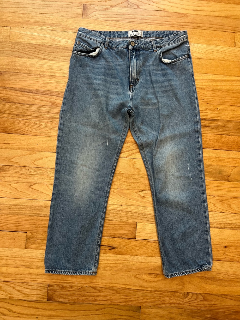 Acne Studios cropped boy festival jeans size 30